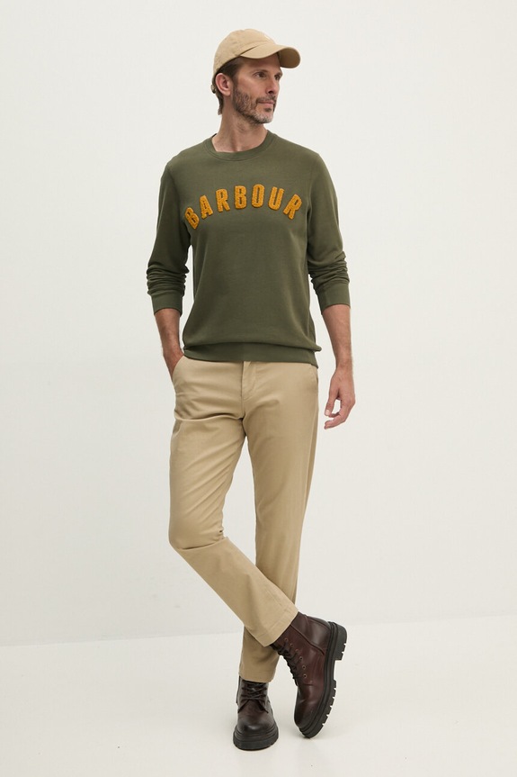 Barbour bluza MOL0101 zielony AA00