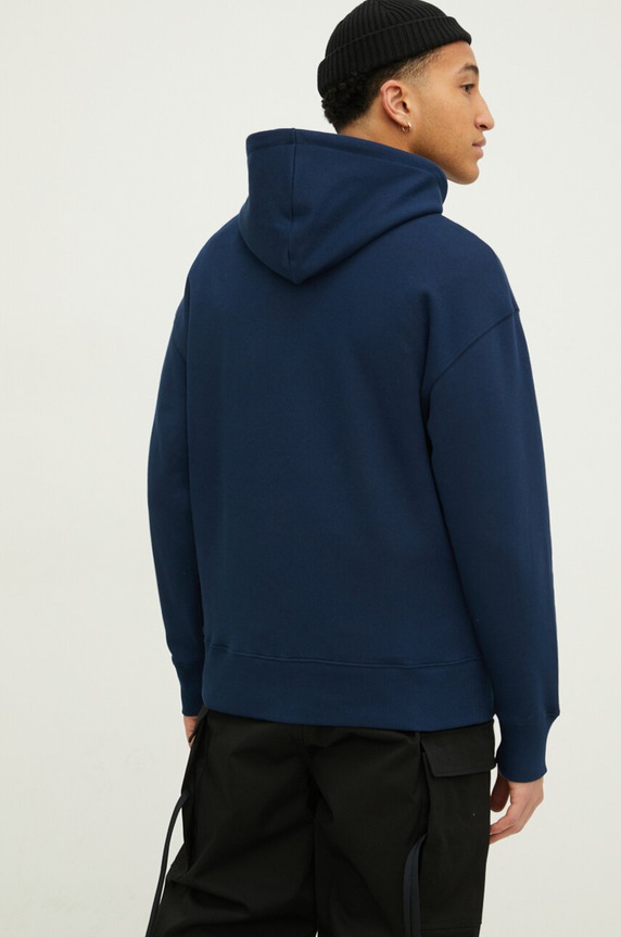 Odzież MSGM bluza bawełniana 3640MM509.247000 granatowy