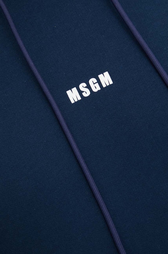 MSGM bluza bawełniana 3640MM509.247000 granatowy
