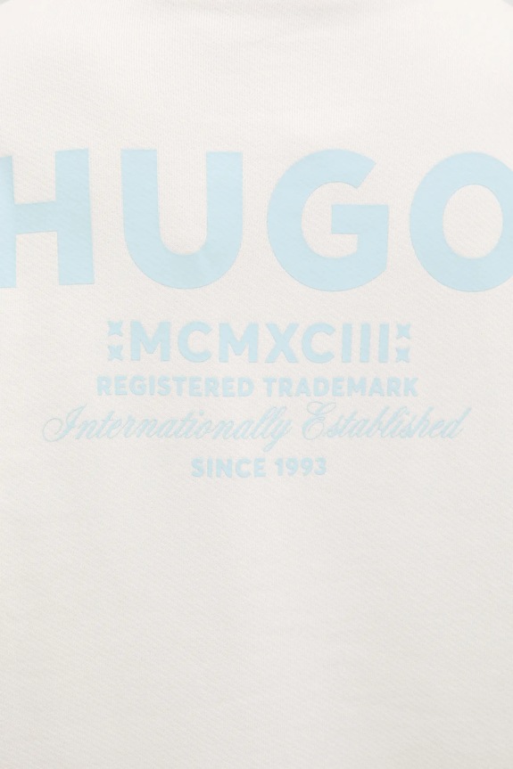 HUGO Blue męskie bawełniane Naviu 50510732 biały