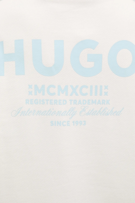 HUGO Blue męskie bawełniane Naviu 50510732 biały