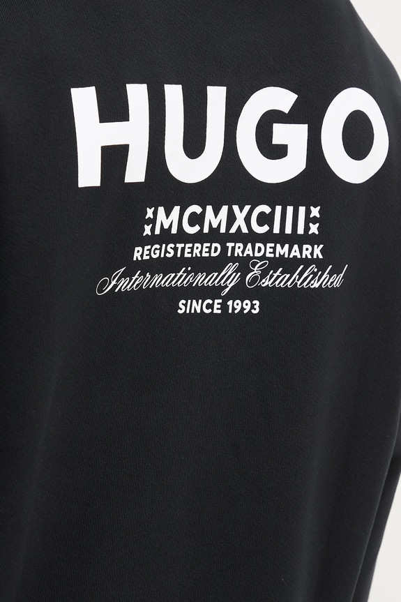 Pamučna dukserica Hugo Blue Nardimez 50520017 crna