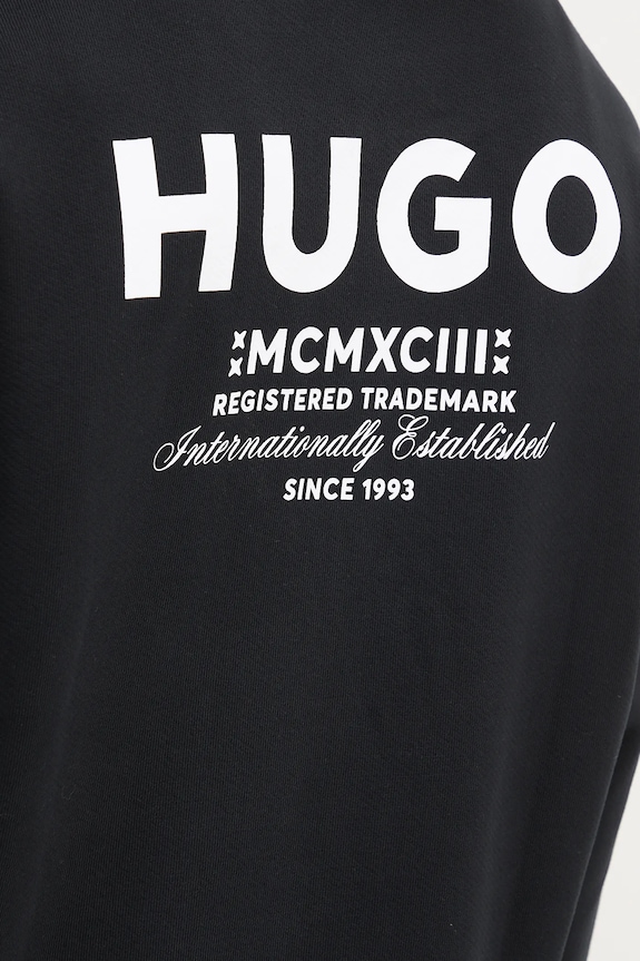 Pamučna dukserica Hugo Blue Nardimez 50520017 crna