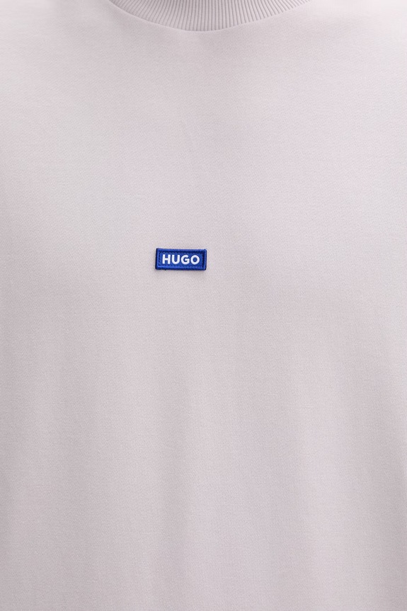 Бавовняна кофта Hugo Blue 50522359 фіолетовий