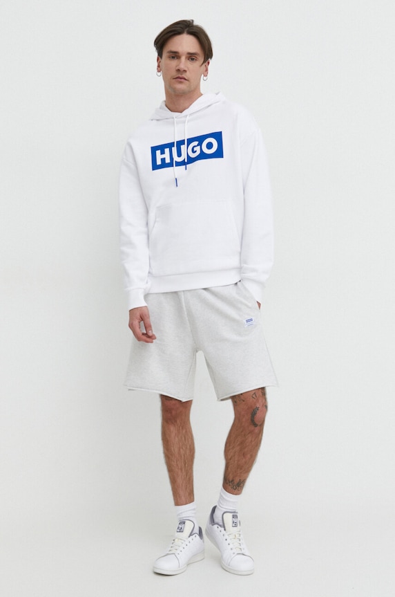 Mikina Hugo Blue Nalves 50522370 biela SS26