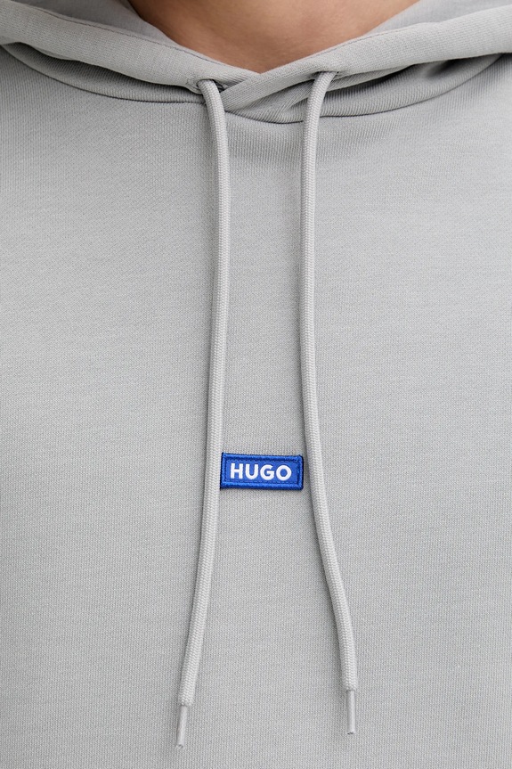 HUGO Blue hanorac de bumbac Nalonso 50522374 gri