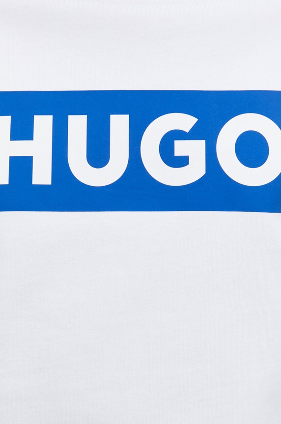 HUGO Blue bluza bawełniana 50522375 biały