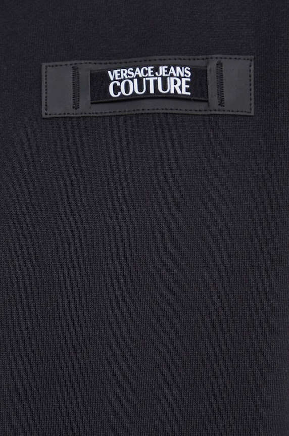 Versace Jeans Couture pamut melegítőfelső 76GAIE05.CF00E fekete