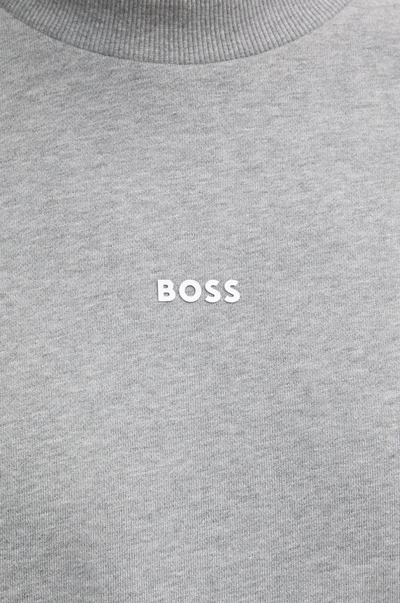 Pamučna dukserica Boss Orange WeSmallcrew 50514541 siva