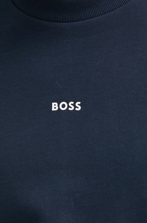 Pamučna dukserica Boss Orange WeSmallcrew 50514541 mornarsko plava