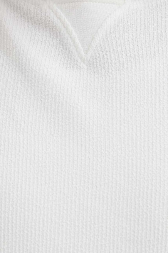 Βαμβακερή μπλούζα BOSS 50512157 λευκό