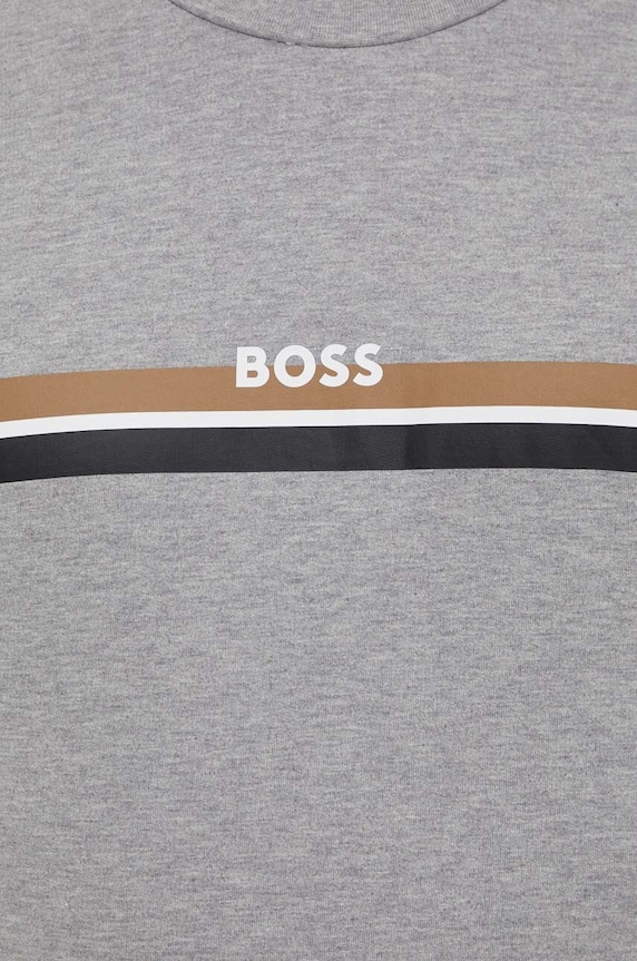 BOSS pamut hosszúujjú szürke 50515159
