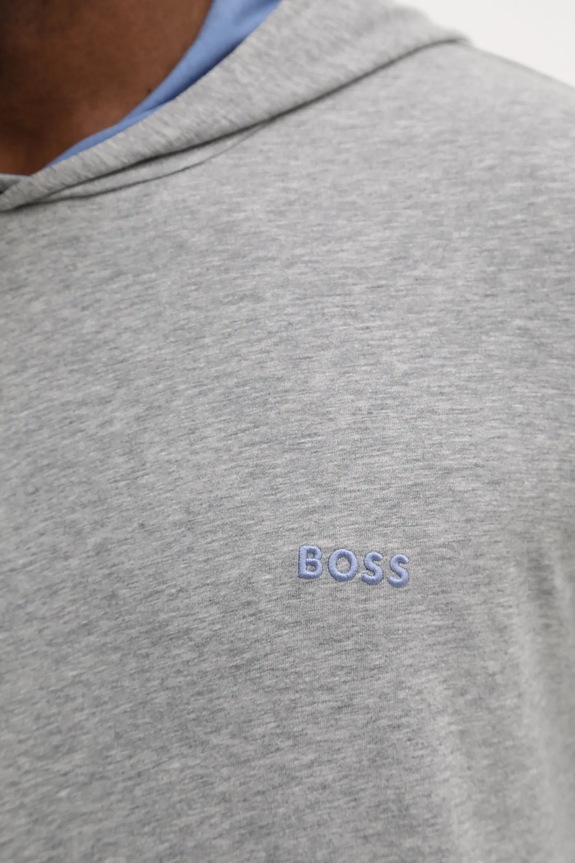 Homewear majica dugih rukava BOSS 50515306 siva