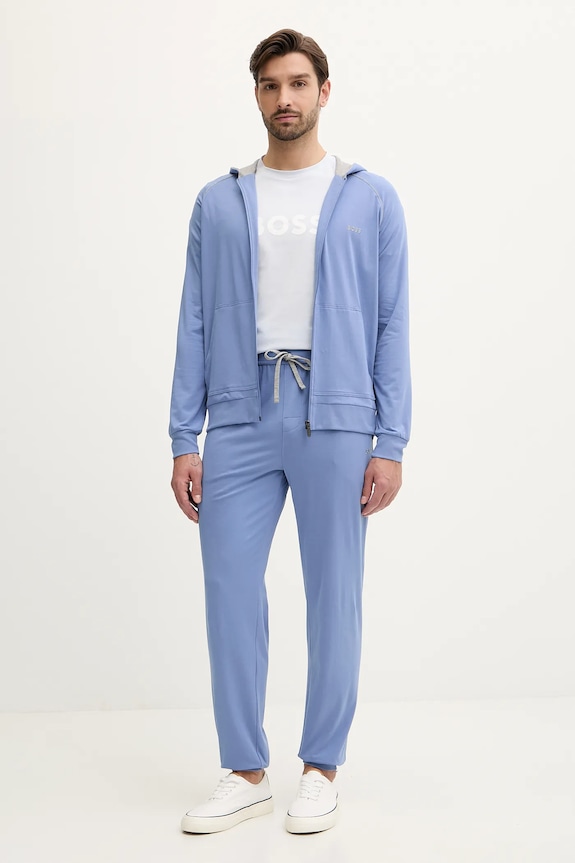 BOSS bluză lounge Mix&Match Jacket H 50515313 albastru SS26