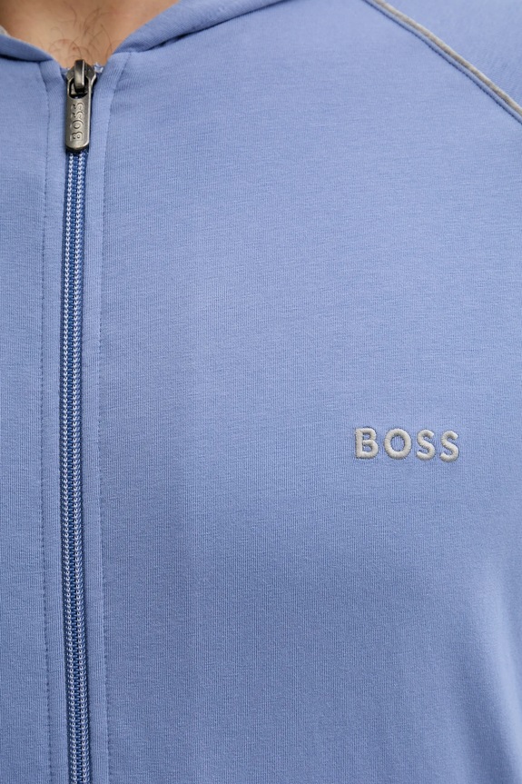 BOSS bluză lounge Mix&Match Jacket H 50515313 albastru