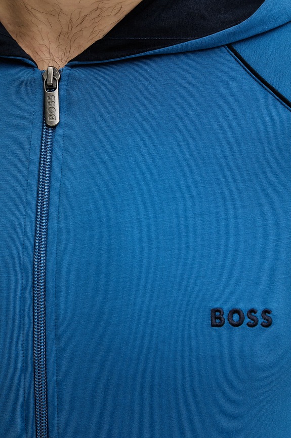 BOSS bluză lounge 50515313 albastru