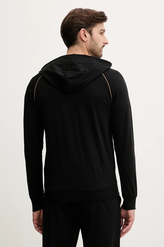 Oblečenie Mikina s kapucňou BOSS Mix&Match Jacket H 50515313 čierna