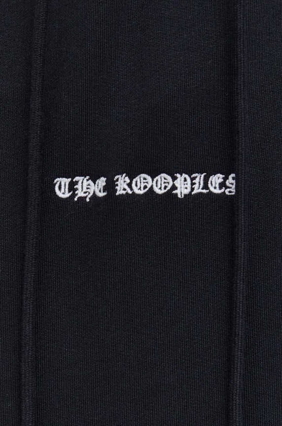 The Kooples hanorac de bumbac HSWE28017K negru