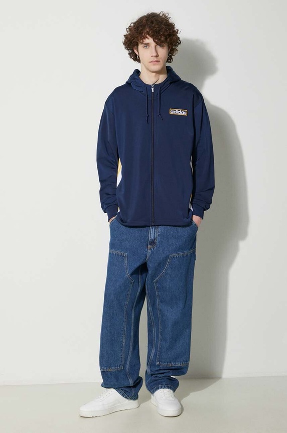 Μπλούζα adidas Originals Heawyn Adicolor Adibreak Full-Zip Hoodie IM8208 μπλε SS24