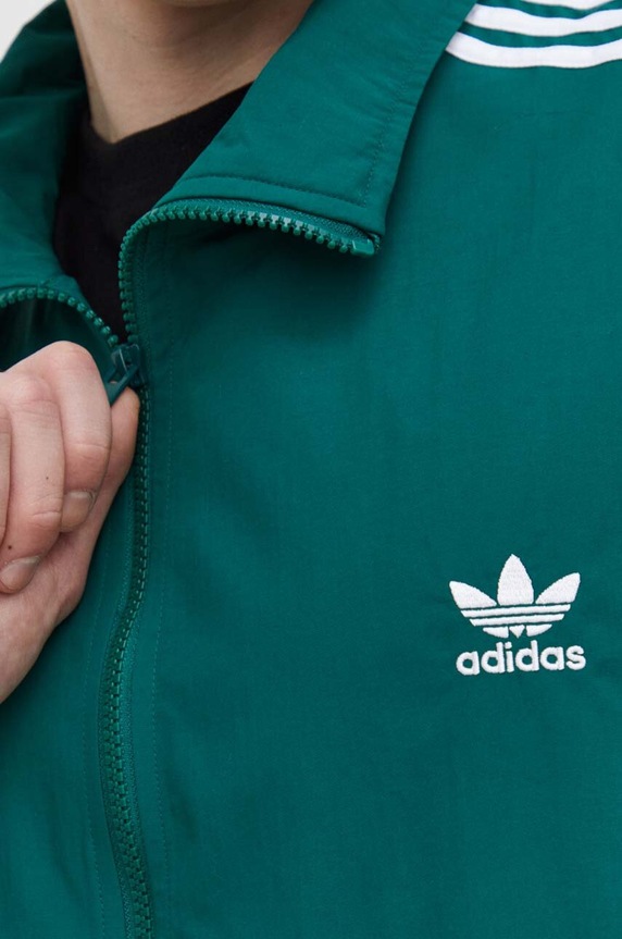 adidas Originals felső Adicolor Woven Firebird Track Top IT2494 zöld