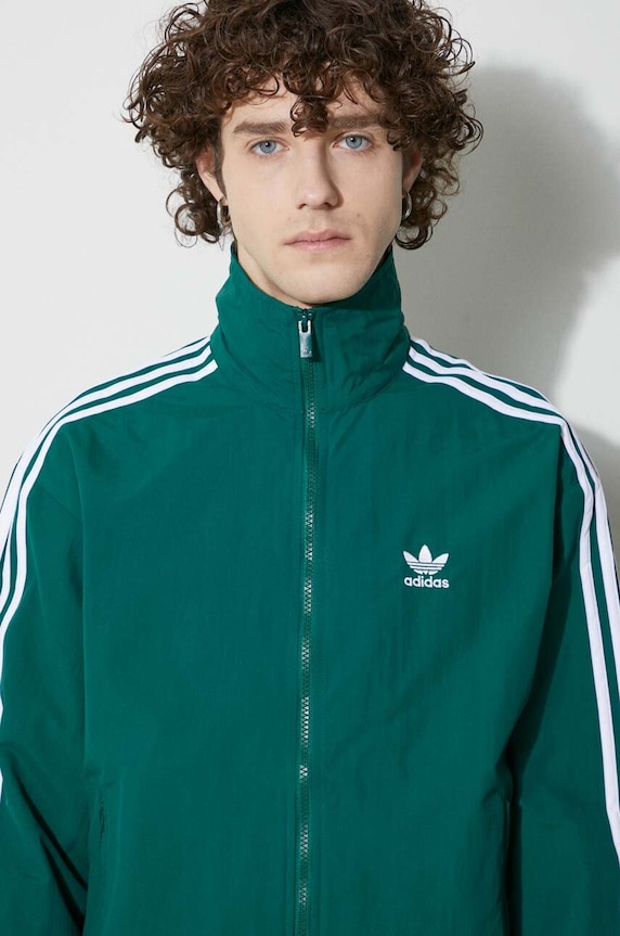 Bluza adidas Originals Adicolor Woven Firebird Track Top IT2494 zelena