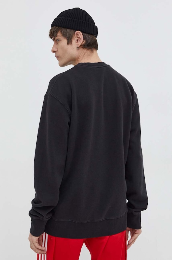 Odjeća Pamučna dukserica adidas Originals IU2350 crna
