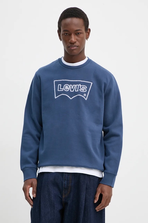 Levi's bluza pozostałe niebieski 38423
