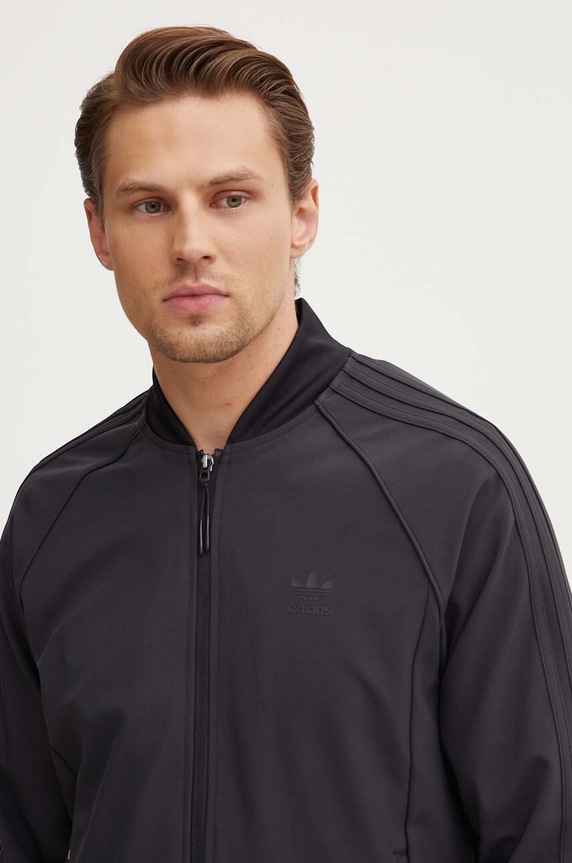 adidas Originals felső SST Bonded Track Top fekete IM9883