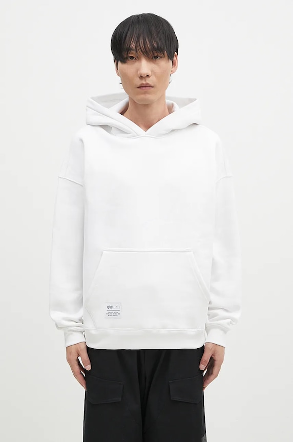 Alpha Industries sweatshirt Logo BP Hoody other white 146336