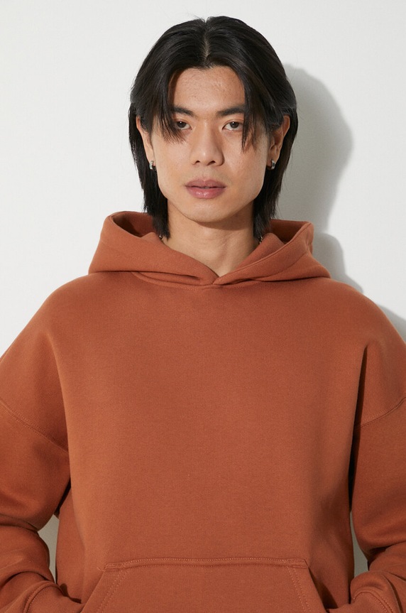 Суичър Alpha Industries Logo BP Hoody 146336 кафяв