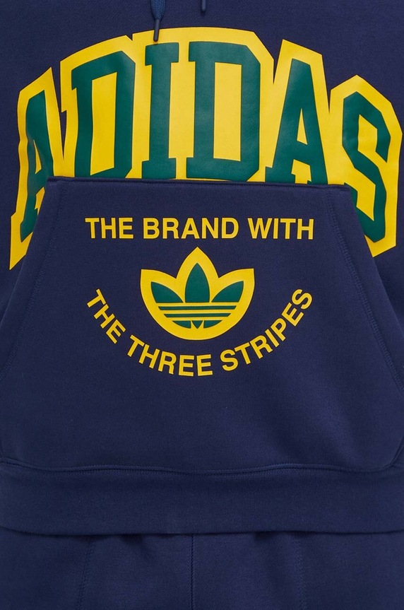 adidas Originals felső VRCT Hoodie sötétkék IS0235