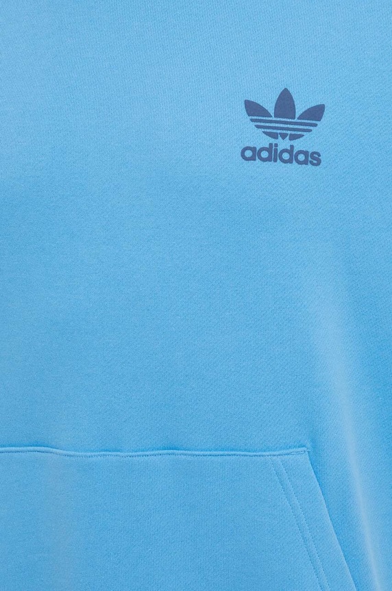 adidas Originals hanorac de bumbac IS3317 albastru