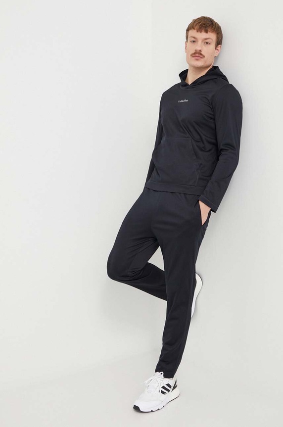 Μπλούζα Calvin Klein Performance 00GMS4W328 μαύρο AW24