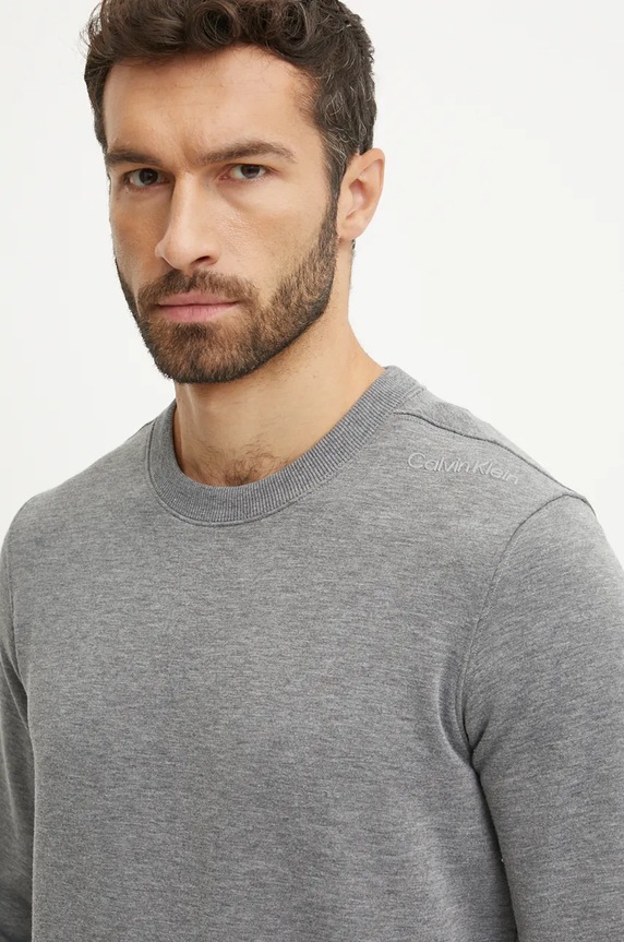 Φούτερ προπόνησης Calvin Klein Performance γκρί 00GMS4W333
