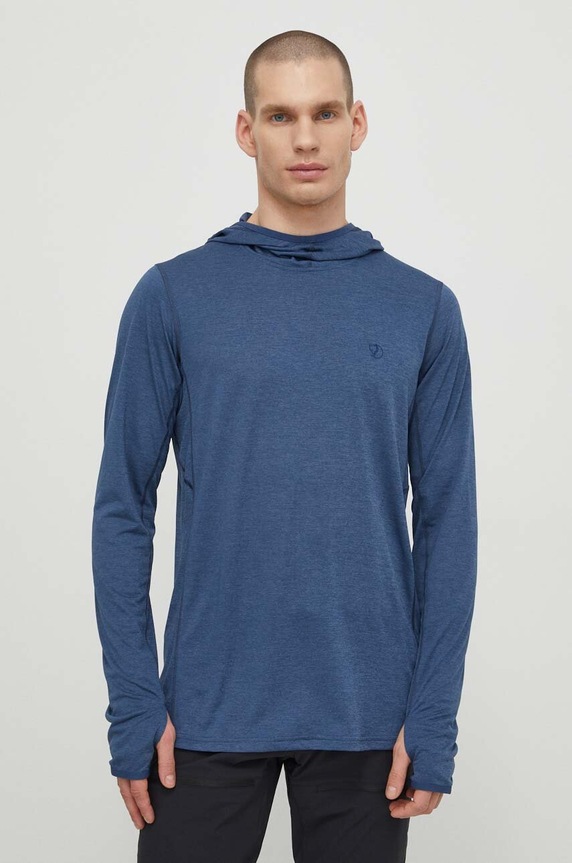 Fjallraven bluza sportowa Abisko Sun F87199.534 niebieski SS24