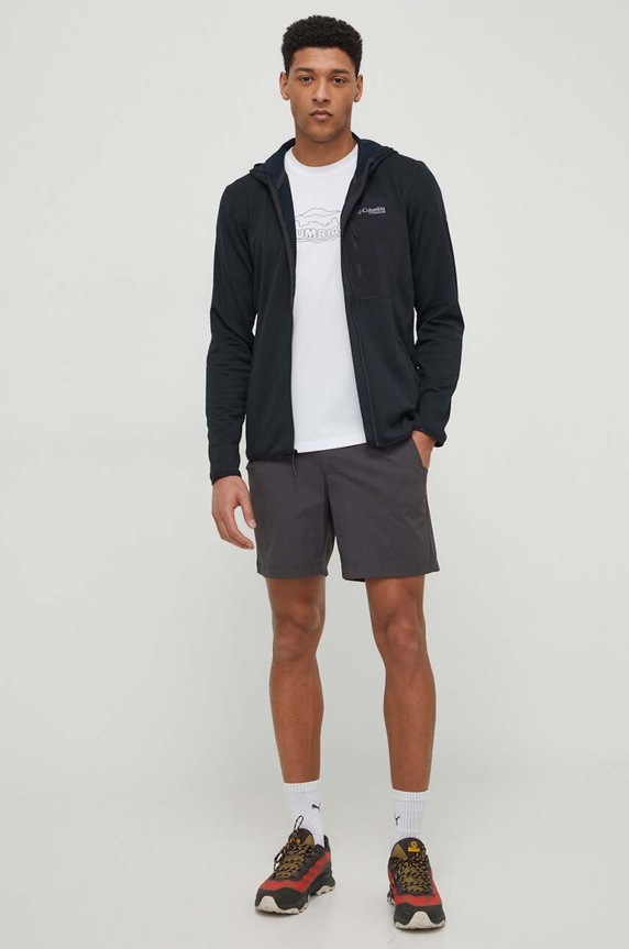 Columbia sportos pulóver Triple Canyon 2078872 fekete SS24