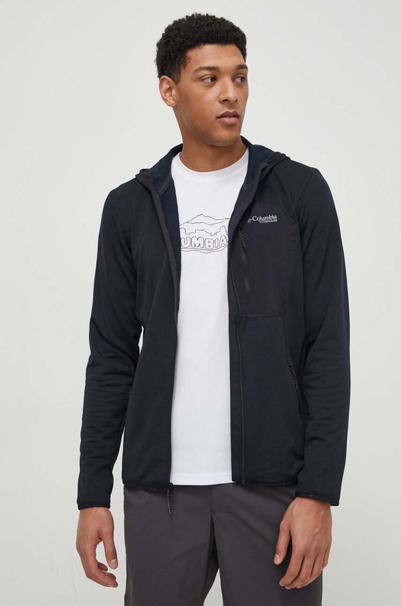 Columbia sportos pulóver Triple Canyon fekete 2078872