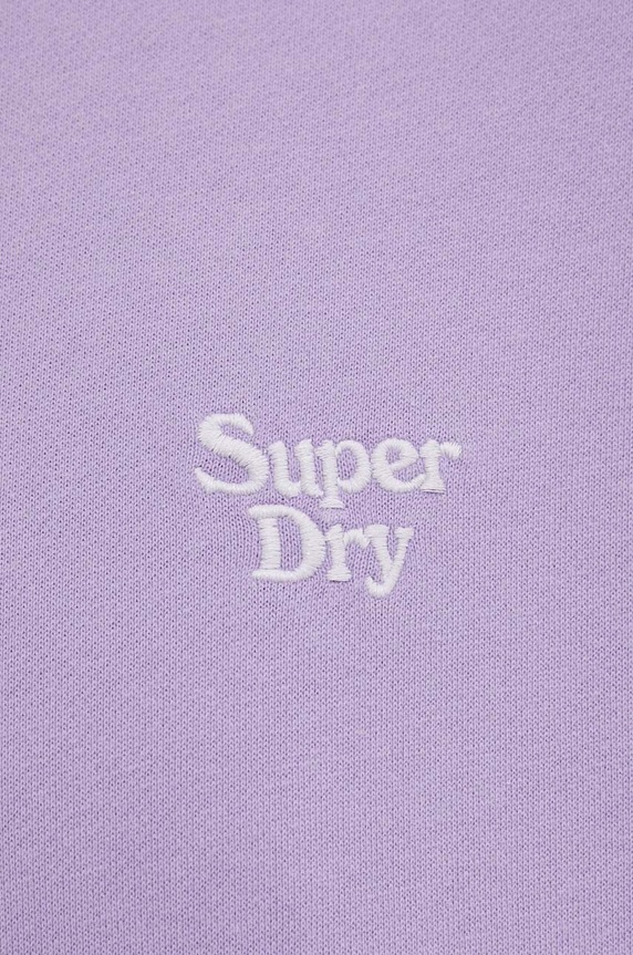 Bavlnená mikina Superdry M2013242A.2LT fialová