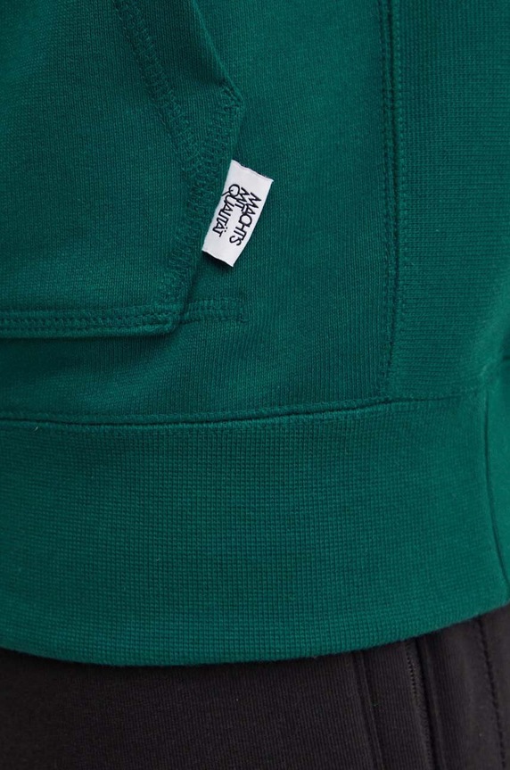 Bavlněná mikina Puma MMQ 624011 tyrkysová