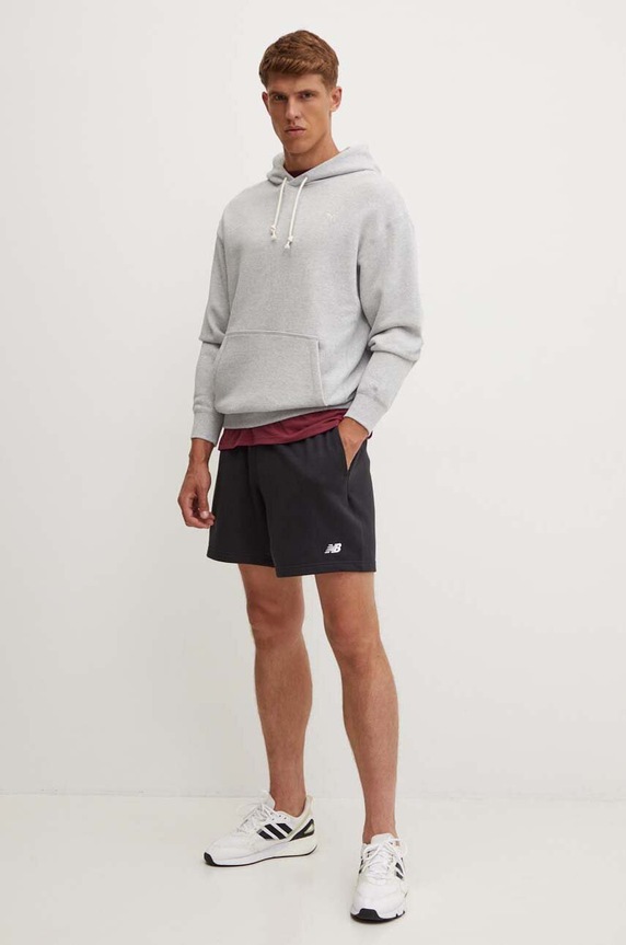 Puma pamut melegítőfelső MMQ 624011 szürke SS24