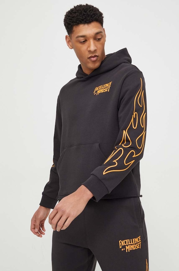 Puma pamut melegítőfelső pamut fekete 624759