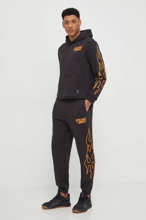 Puma pamut melegítőfelső 624759 fekete AW24