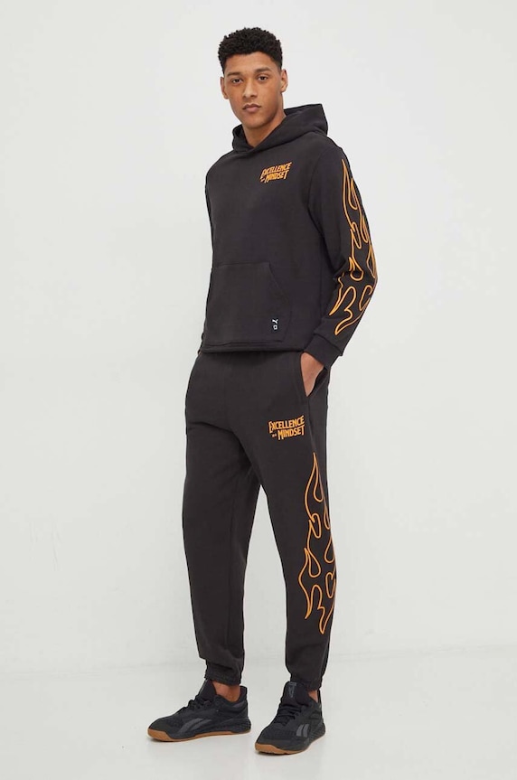 Puma pamut melegítőfelső 624759 fekete AW24