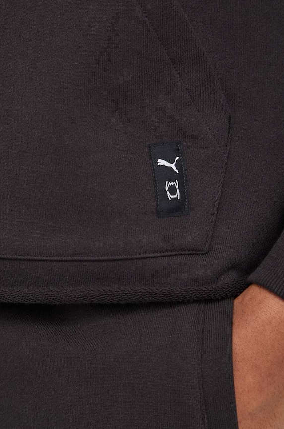 Puma pamut melegítőfelső 624759 fekete