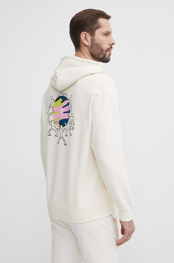Odzież Puma bluza bawełniana 624361 beżowy