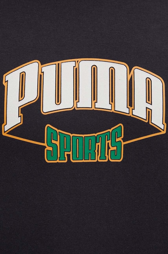 Puma pamut melegítőfelső 624396 fekete