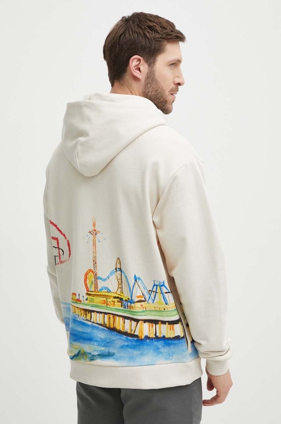 Ρούχα Βαμβακερή μπλούζα Puma 624735 μπεζ