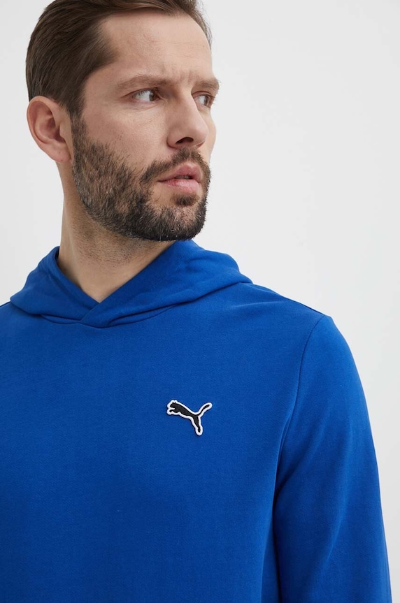 Pamučna dukserica Puma BETTER ESSENTIALS mornarsko plava 675978