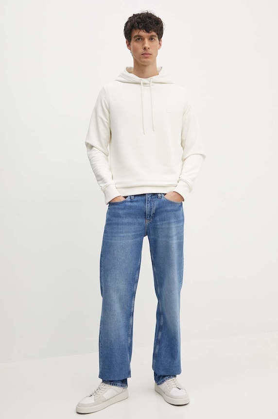 Calvin Klein Jeans bluza J30J325149 beżowy NC24