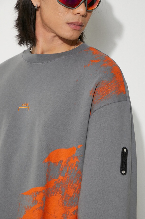 A-COLD-WALL* cotton sweatshirt Brushstroke Crewneck ACWMW184